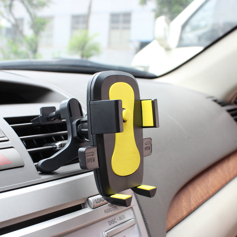 HKM-389267 Universal Car Air Vent Mobile Phone Holder with Adjustable Locking Mechanism