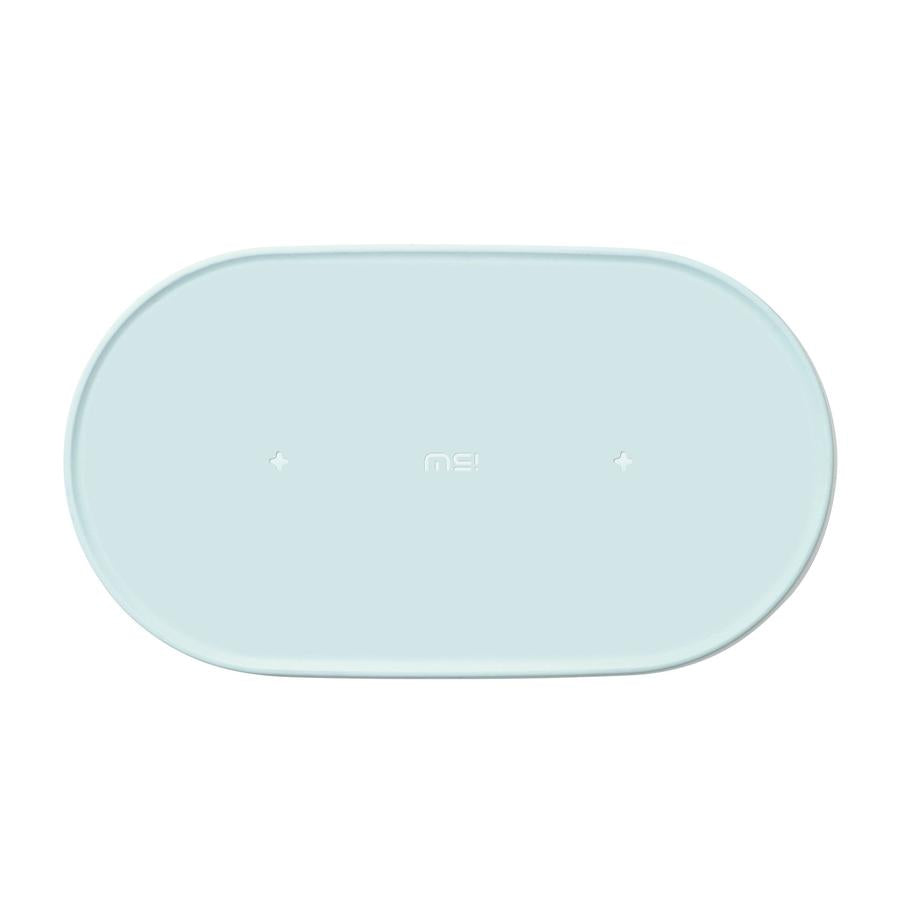 HKM-389395 Eco-Friendly Silicone Anti-Spill Placemat in Green - Non-Toxic and Slip-Resistant