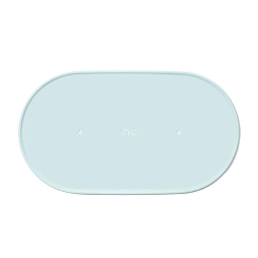 HKM-389395 Eco-Friendly Silicone Anti-Spill Placemat in Green - Non-Toxic and Slip-Resistant