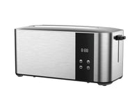 HKM-389459 Custom Touch Screen 4-Slice Long Slot Stainless Steel Toaster for Home Breakfast and Sandwich Making