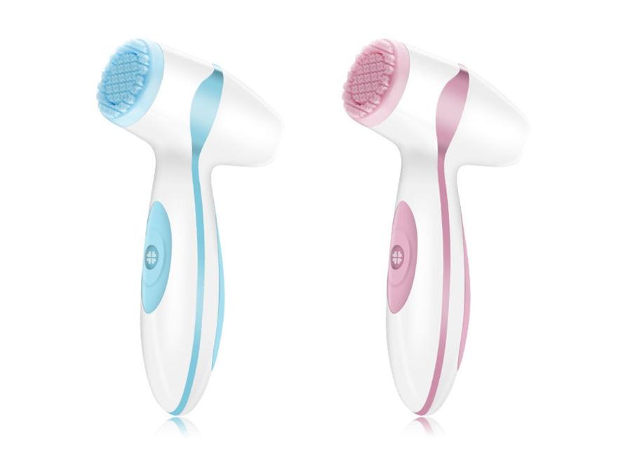 HKM-389459 Facial Cleansing Massager with Dual Massage Heads and Oscillation Technology