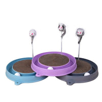 HKM-3894845 Multi-Functional Cat Scratching Board with Ball Track, Interactive Play and Relief for Boredom, Various Colors Available