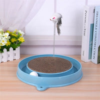 HKM-3894845 Multi-Functional Cat Scratching Board with Ball Track, Interactive Play and Relief for Boredom, Various Colors Available