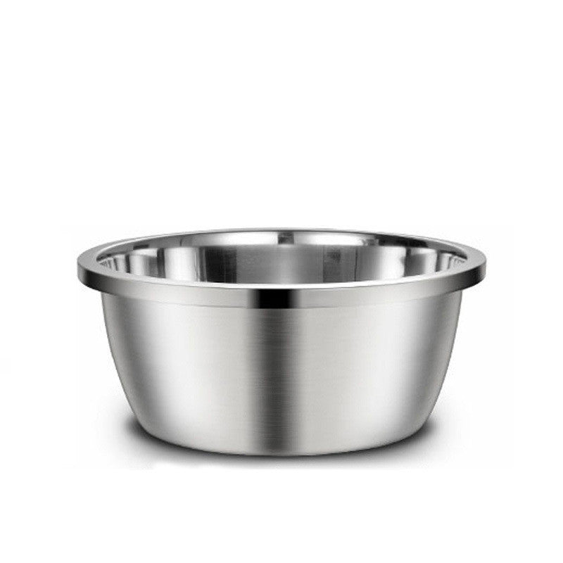 HKM-3895229 Extra Thick 304 Stainless Steel Basin - Available in Multiple Diameters (20cm to 30cm)