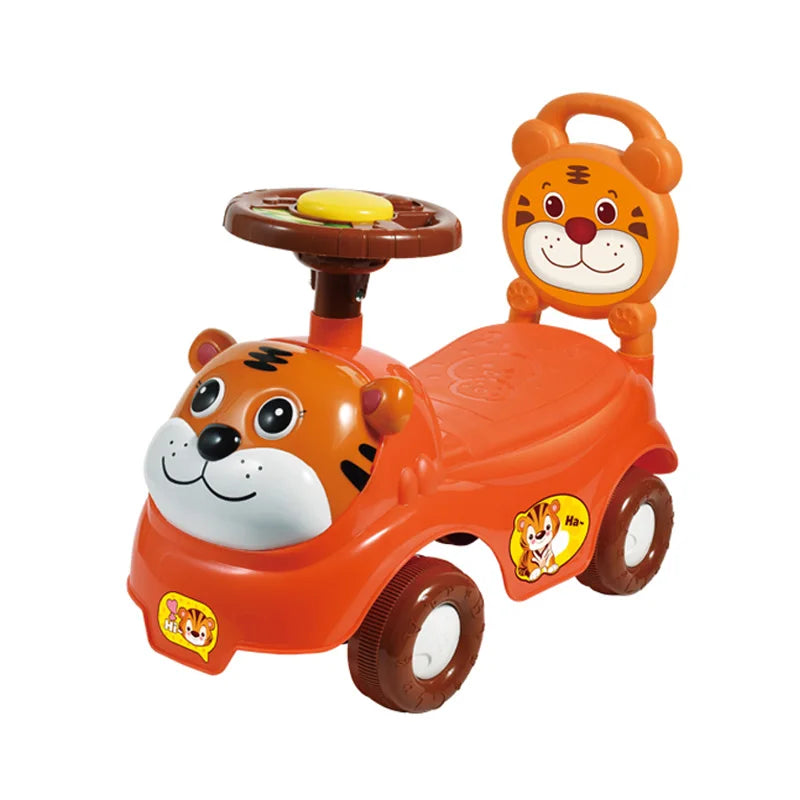 HKM-389523 Cute Ride-On Animal Car for Kids Ages 2-13, Battery-Powered, ABS Plastic, Gift Toy