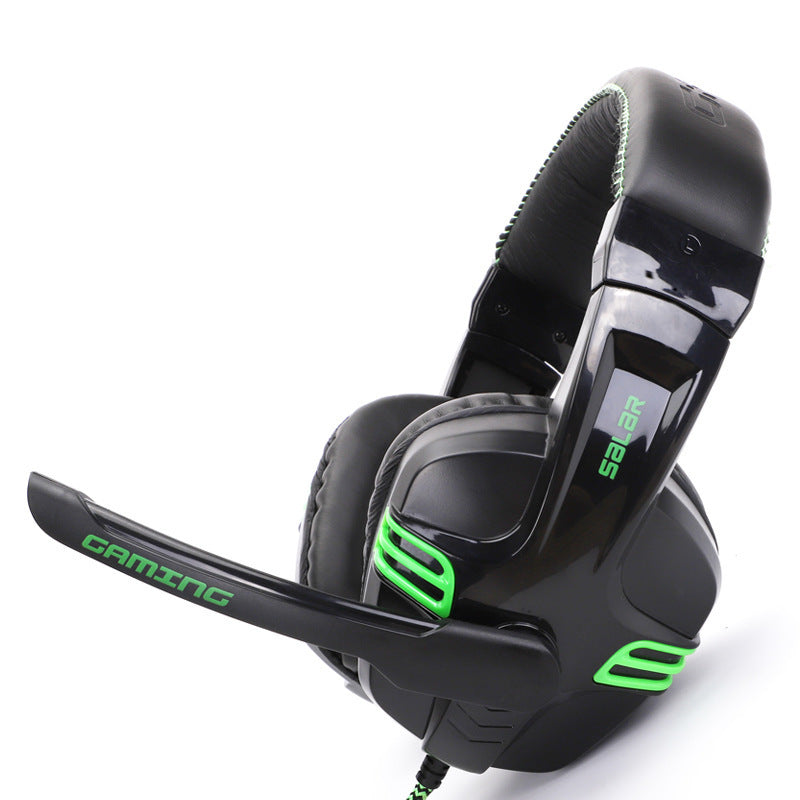 HKM-389779 Gaming Headset with Subwoofer and Microphone for PC - Wired Over-Ear Design