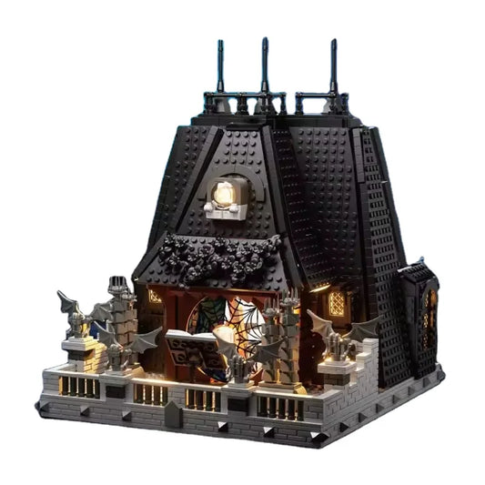 HKM-389843 Black Wednesday House Building Blocks Set for Children - 33214 Moc2419PCS Construction Toy Model