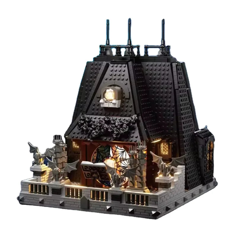 HKM-389843 Black Wednesday House Building Blocks Set for Children - 33214 Moc2419PCS Construction Toy Model