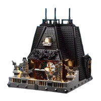 HKM-389843 Black Wednesday House Building Blocks Set for Children - 33214 Moc2419PCS Construction Toy Model