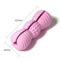 HKM-3899453 Teeth Grinding Molar Dog Toy in Vibrant Colors - Durable Rubber Chew for Pet Dental Health