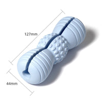 HKM-3899453 Teeth Grinding Molar Dog Toy in Vibrant Colors - Durable Rubber Chew for Pet Dental Health