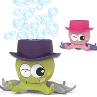 HKM-389971 Cartoon Octopus Automatic Bubble Blower Machine for Kids - Fun Summer Outdoor Play