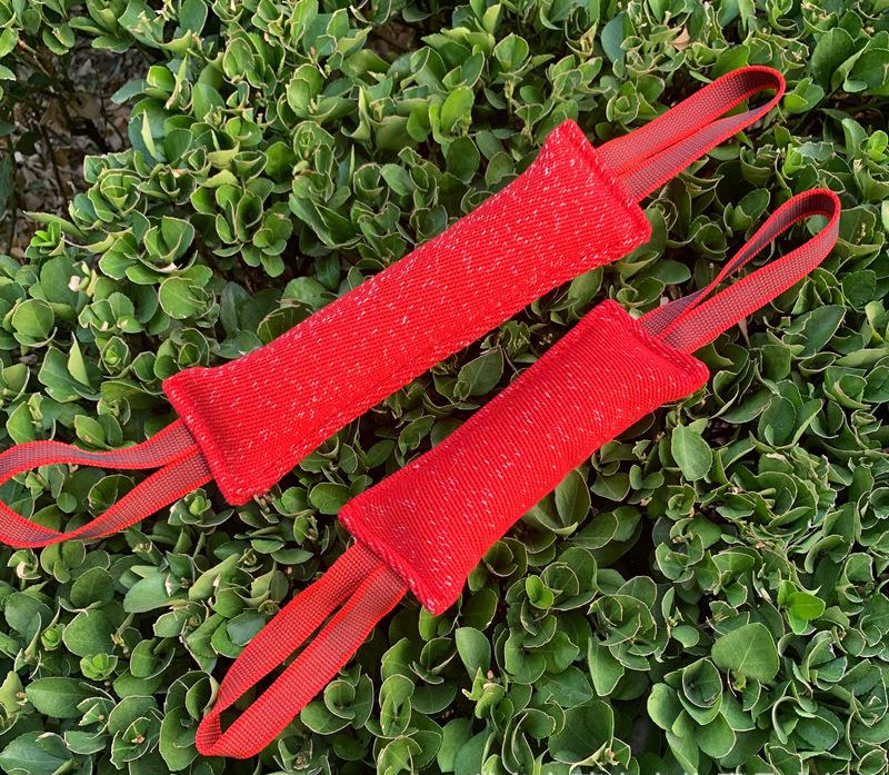 HKM-3900093 Red Bite Stick and Pillow for Dogs - Various Sizes Available