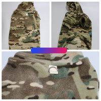 HKM-3900221 Reversible Camouflage Velvet Padded Hoodie for Pets - Cozy Warm Casual Wear