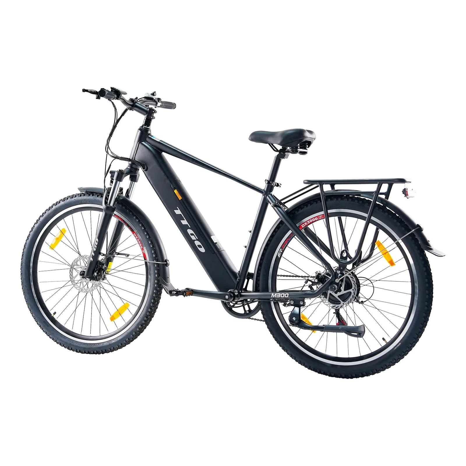 HKM-390035 250W Electric Mountain Bike with 36V 20AH Battery, 7-Speed Gears, and Disc Brakes