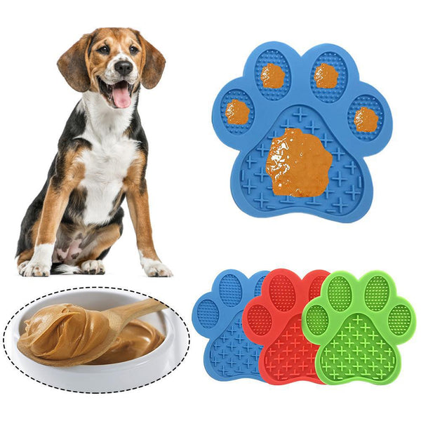 HKM-3900605 Silicone Dog Lick Pad for Bathing ¨C Food-Grade, Wall-Mounted, Slow Feeding Distraction Mat