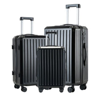 HKM-390099 Custom ABS Trolley Carry-On Luggage Set - 14, 20, 24, 28 Inch Travel Cases