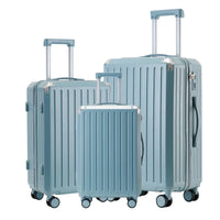 HKM-390099 Custom ABS Trolley Carry-On Luggage Set - 14, 20, 24, 28 Inch Travel Cases