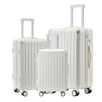 HKM-390099 Custom ABS Trolley Carry-On Luggage Set - 14, 20, 24, 28 Inch Travel Cases