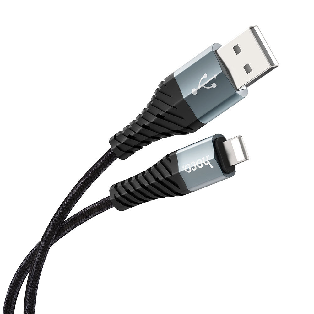 HKM-390099 Nylon Braided Fast Charging Cable for iPhone and Android Devices – 1m & 0.25m Options Available