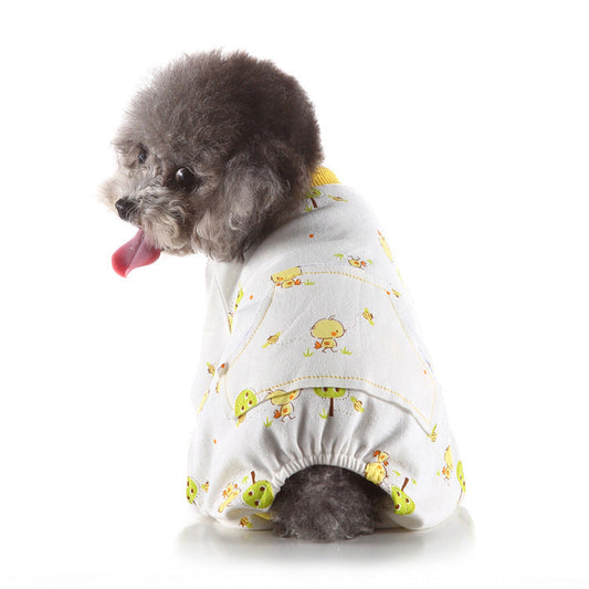 HKM-3901245 Cozy Polyester Pajamas for Pets in Various Colors and Sizes