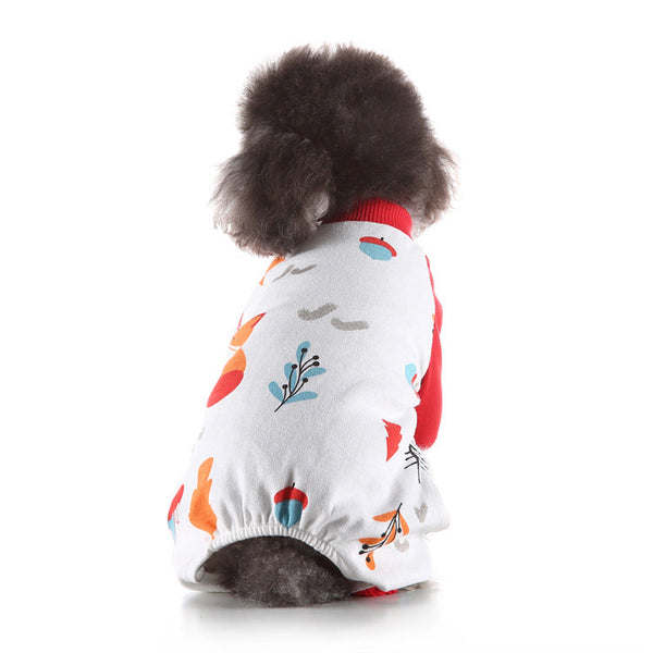 HKM-3901245 Cozy Polyester Pajamas for Pets in Various Colors and Sizes