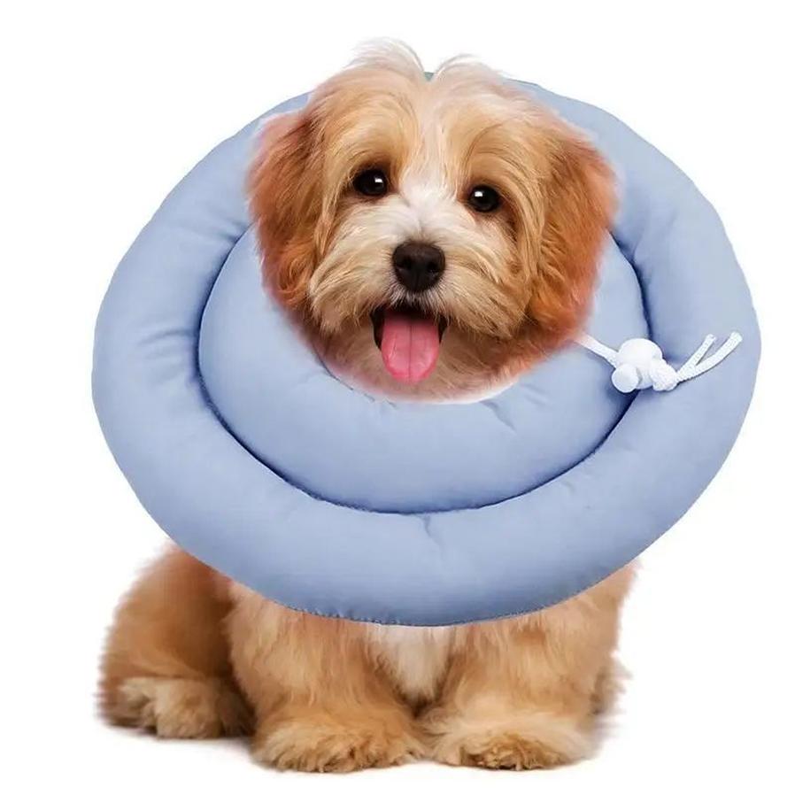HKM-390419 Adjustable Waterproof Elizabethan Collar for Cats and Dogs - Recovery Cone for Wounds, Multiple Sizes Available