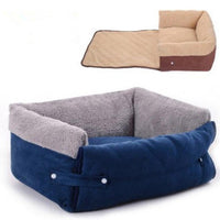 HKM-390547 Removable and Washable Thick Lint Pet Bed with Blanket - Moisture-Proof and Non-Slip Design