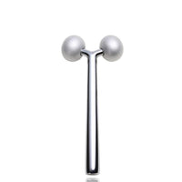 HKM-390611 3D Roller Massage Beauty Instrument - Aluminum/Zinc Alloy, Compact Design, Lightweight, Includes Instructions