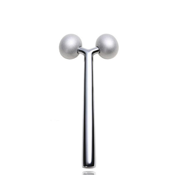 HKM-390611 3D Roller Massage Beauty Instrument - Aluminum/Zinc Alloy, Compact Design, Lightweight, Includes Instructions