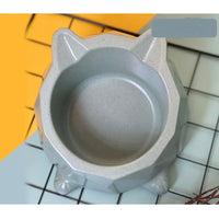 HKM-3906365 Bamboo Fiber Cat Tray with Anti-Slip Base and Bowl for Safe Feeding