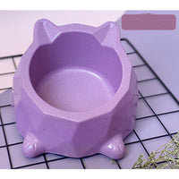 HKM-3906365 Bamboo Fiber Cat Tray with Anti-Slip Base and Bowl for Safe Feeding