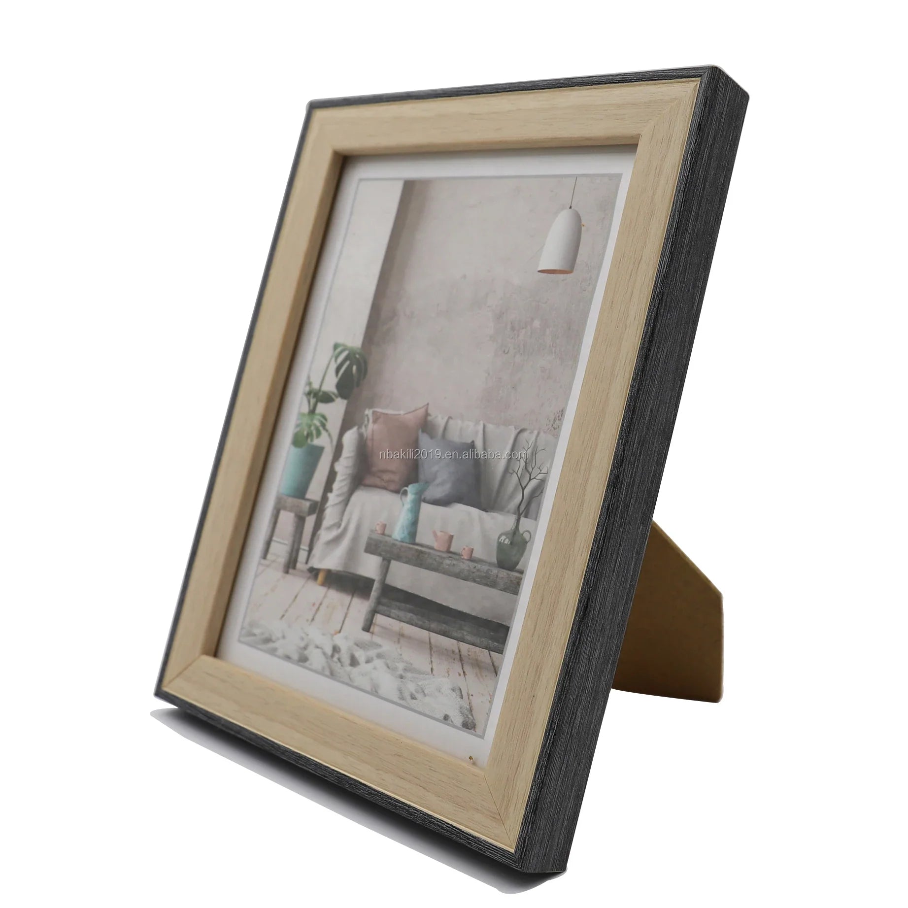 HKM-390739 Metal and Plastic Silver Photo Frames in Various Sizes 4x6, 5x7, 8x10, A3, A4
