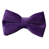 HKM-3908157 Purple Velvet Dog Collar and Leash Set with Bow Knot ¨C Casual and Suitable for All Seasons
