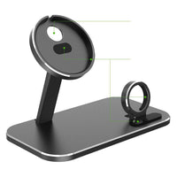 HKM-390931 Two-in-One Magnetic Wireless Charging Stand for MagSafe and Apple Watch