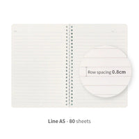 HKM-390995 Cute Animal Pattern A5 Soft Ring Spiral Bound Notebook with PP Cover