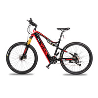 HKM-391187 27-Speed Electric Mountain Bike with Aluminum Frame, 48V 13Ah Battery, LCD Display, Air Suspension Fork, and Disc Brakes