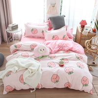 HKM-391187 Aloe Cotton Four-Piece Sheet Set in Various Sizes for Comfortable Bedding