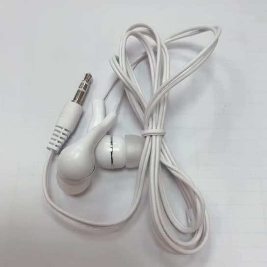 HKM-391187 Wired In-Ear Headphones with 3.5mm Plug - 1.2m Length, PVC Cable, 32 Ohm Impedance