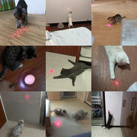 HKM-3913405 Multifunctional Infrared Teaser Toy for Cats with Key Chain and USB Rechargeable Light