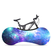 HKM-391379 Starry Sky Bicycle Dust Cover and Wheel Protector - Elastic Fit for Outdoor Use