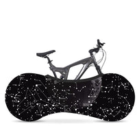 HKM-391379 Starry Sky Bicycle Dust Cover and Wheel Protector - Elastic Fit for Outdoor Use
