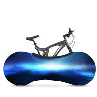 HKM-391379 Starry Sky Bicycle Dust Cover and Wheel Protector - Elastic Fit for Outdoor Use