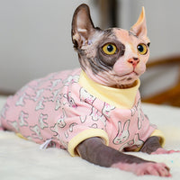 HKM-3914301 Cotton Cat Hair Loss Prevention T-Shirt for Spring, Summer, and Autumn