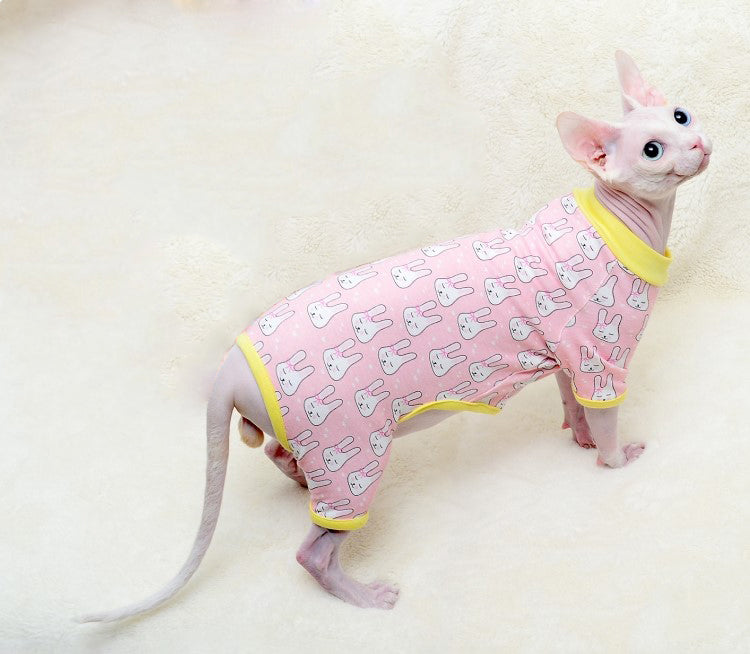 HKM-3914301 Cotton Cat Hair Loss Prevention T-Shirt for Spring, Summer, and Autumn