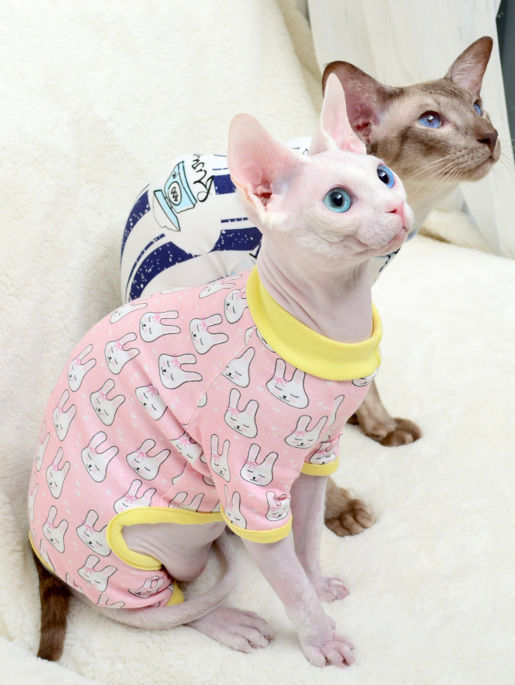 HKM-3914301 Cotton Cat Hair Loss Prevention T-Shirt for Spring, Summer, and Autumn