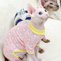 HKM-3914301 Cotton Cat Hair Loss Prevention T-Shirt for Spring, Summer, and Autumn