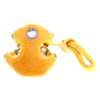 HKM-3916477 Cozy Cartoon Bear Velvet Dog Chest Strap for Comfort and Quick Release