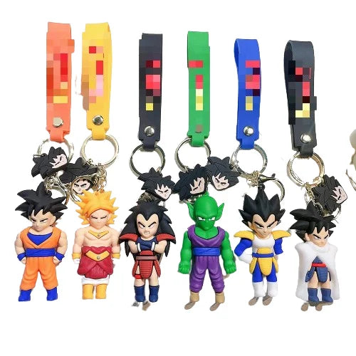 HKM-391699 Cool Dragon Balls Goku 3D Keychain - Cartoon Keychain Pendant for Bags and Keys