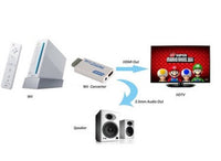HKM-391699 Wii to HDMI Converter with 3.5mm Audio Output - Supports 720P & 1080P Video Resolution